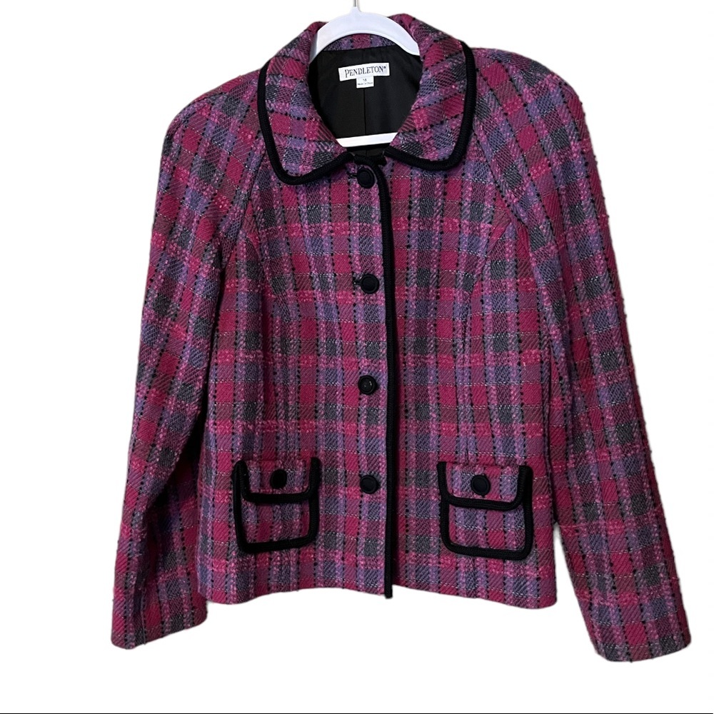 Pendleton Wool Plaid Jacket - image 1